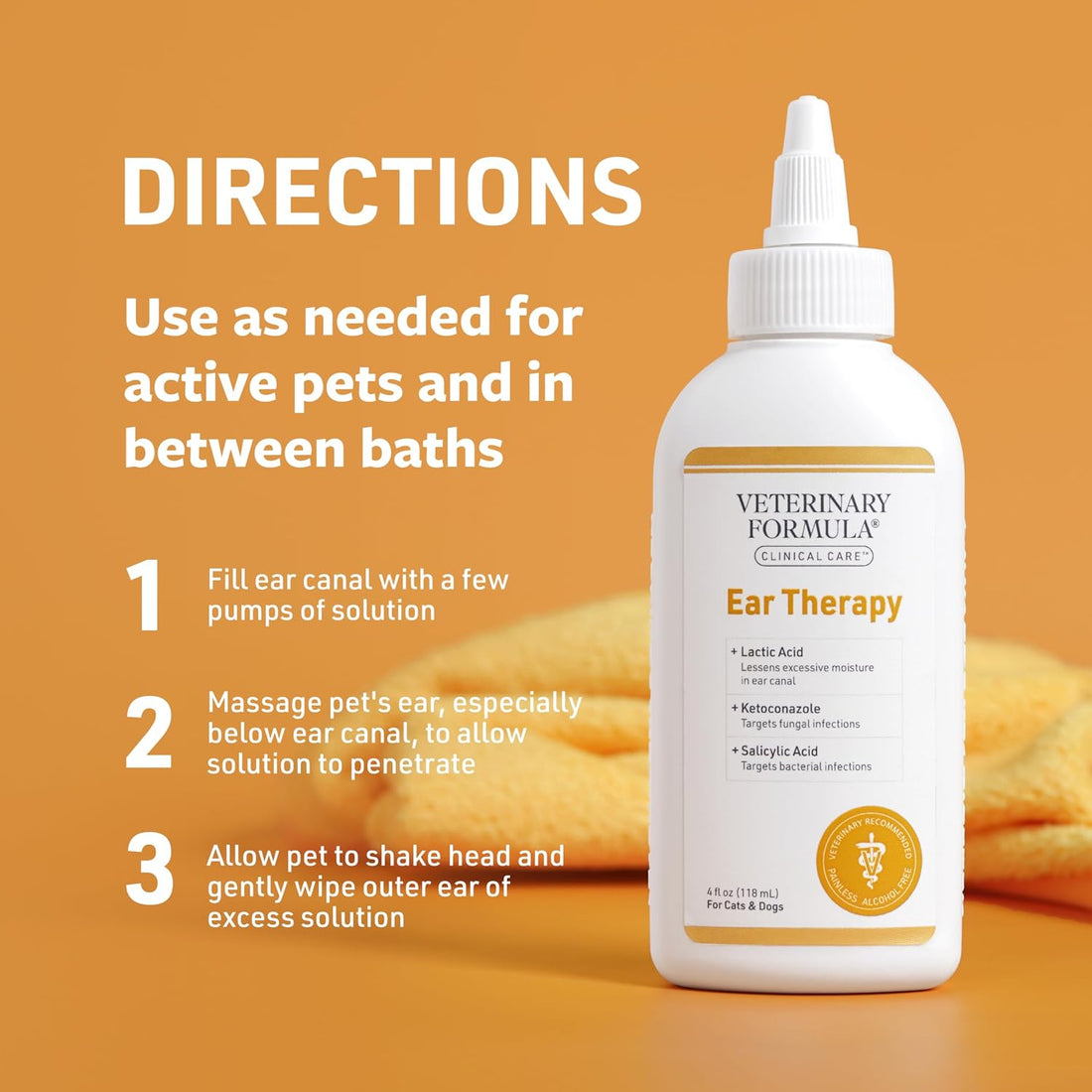 Veterinary Formula Clinical Care Ear Therapy, 4 oz.