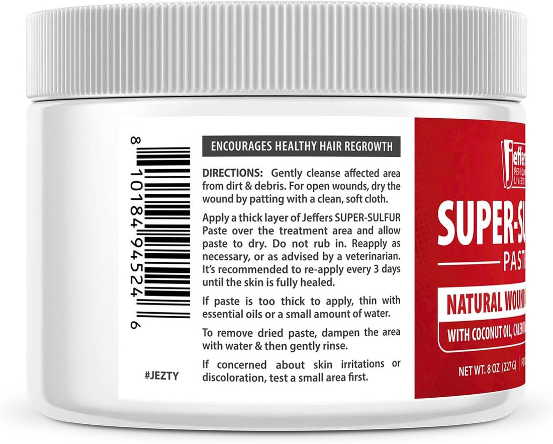 Jeffers Super Sulfur Natural Healing Paste for Dogs