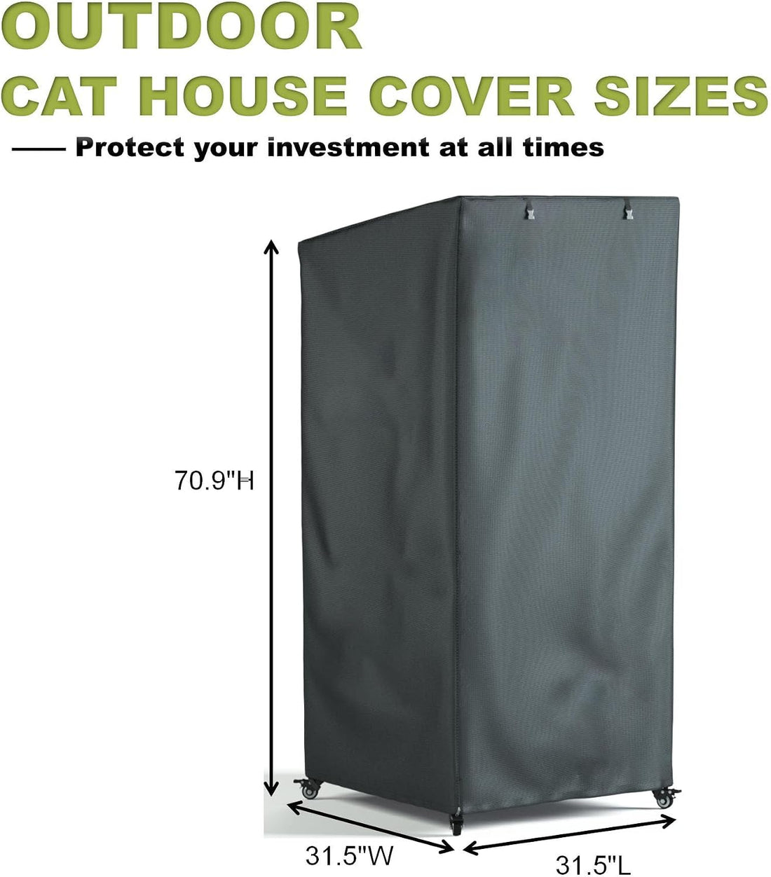 Seal Bailey Outdoor Cat House Cover