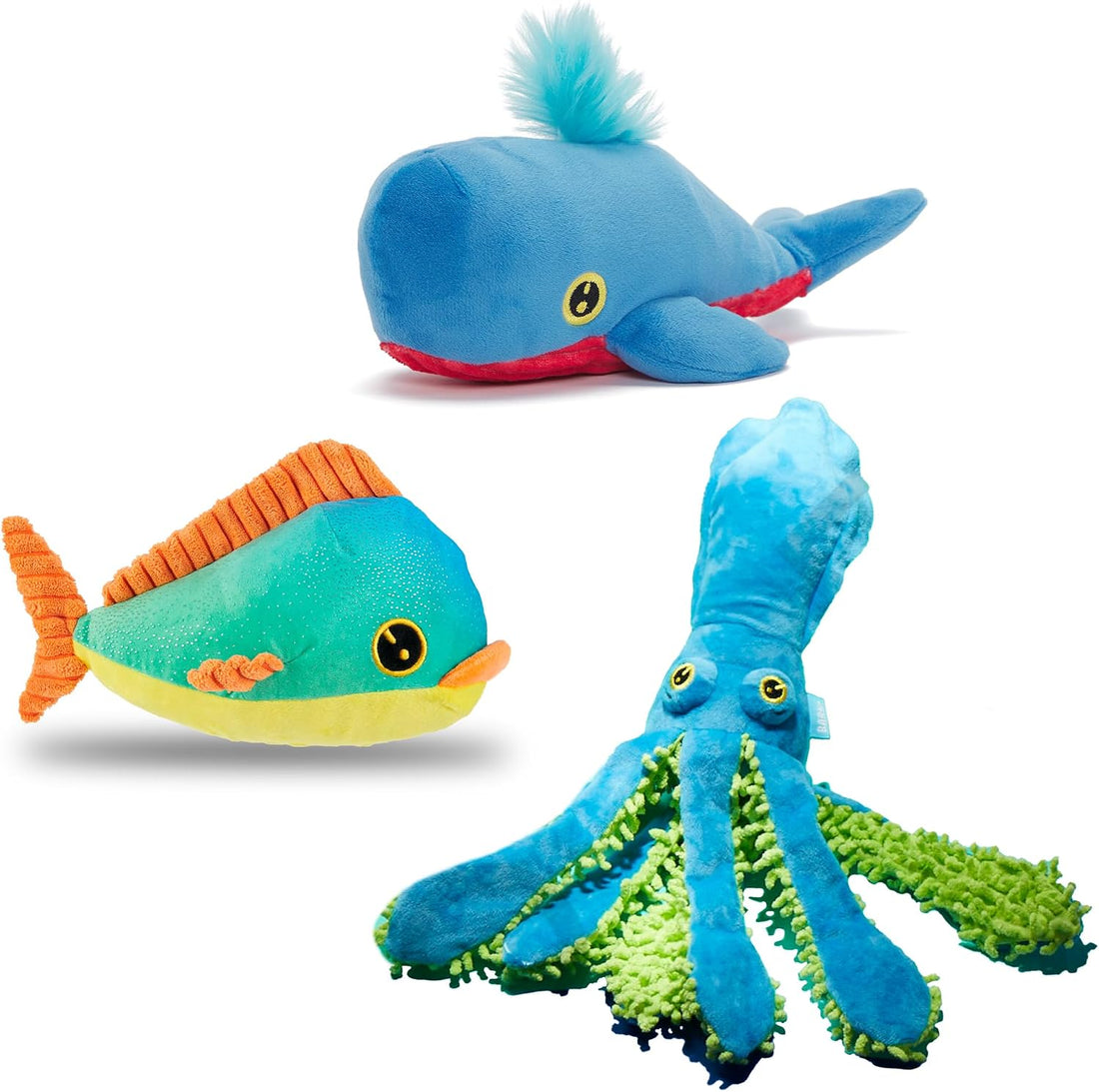 BARKBOX Best of BarkBox Interactive Plush Dog Toy Bundle