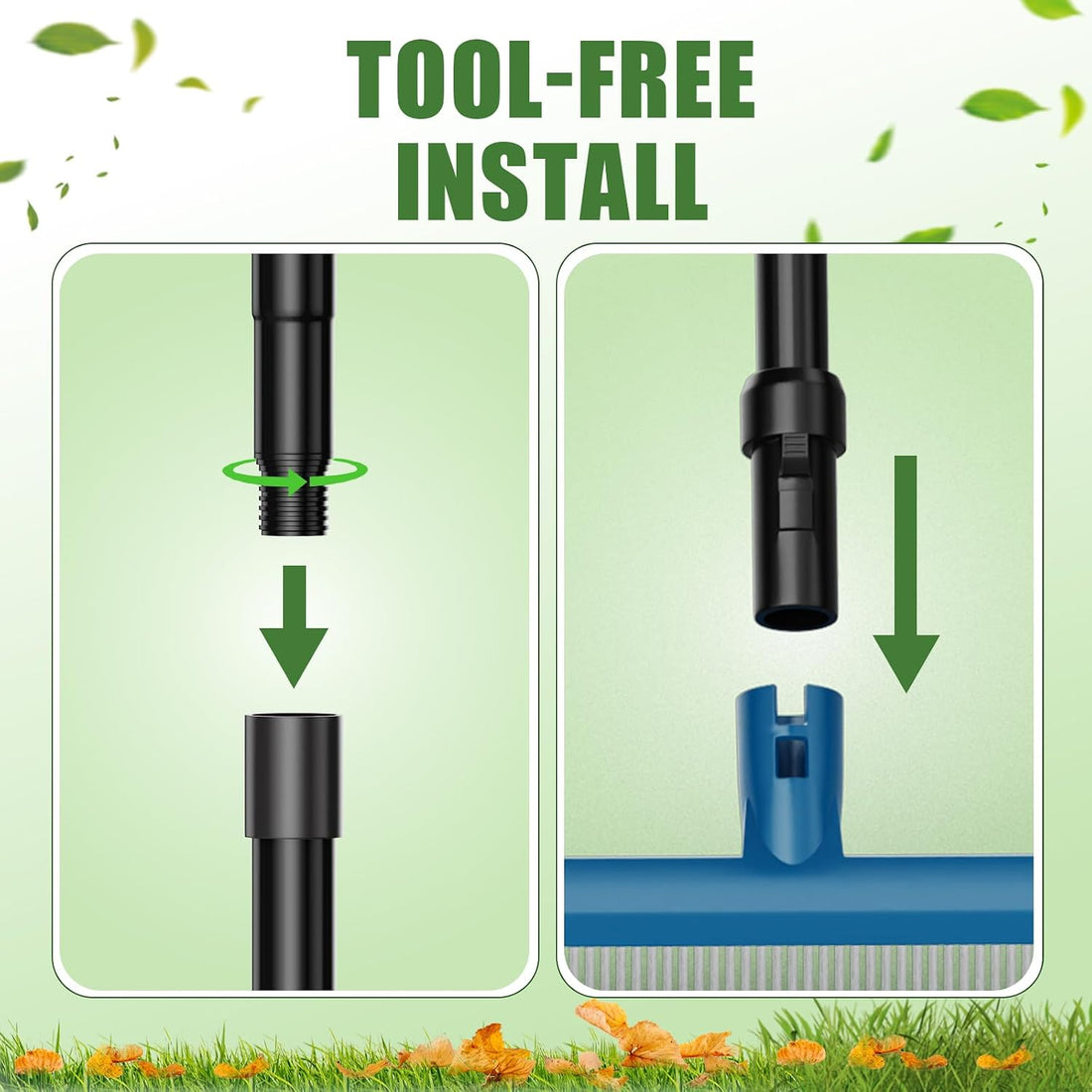 Gardtech 2-in-1 Artificial Turf Rake Brush for Grass