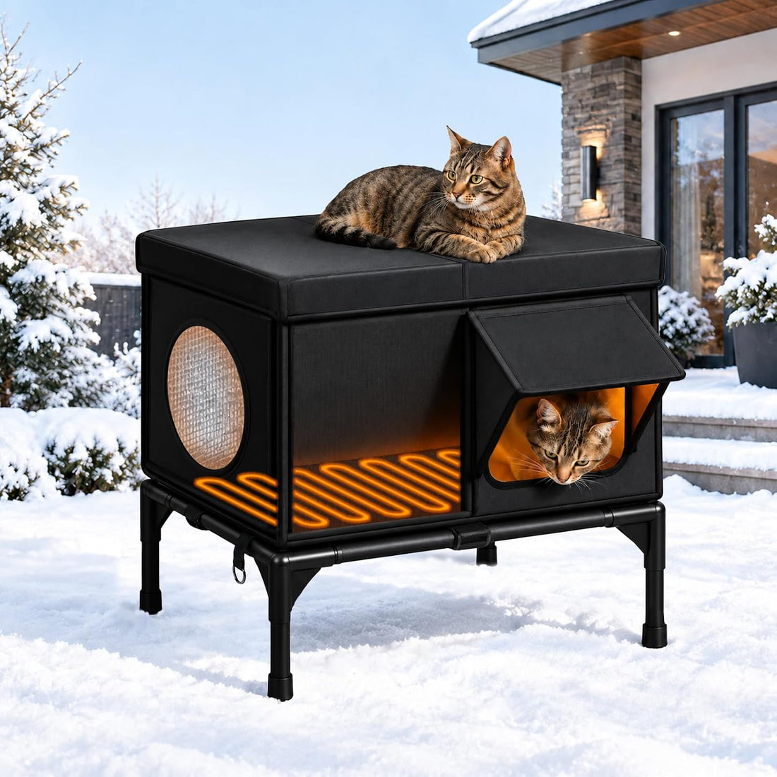 Outdoor Cat House Weatherproof