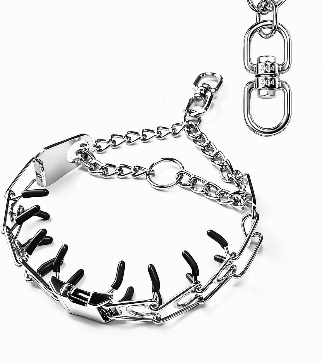 No Pull Dog Training Collar with Quick-Release Buckle for Dog,14-18"