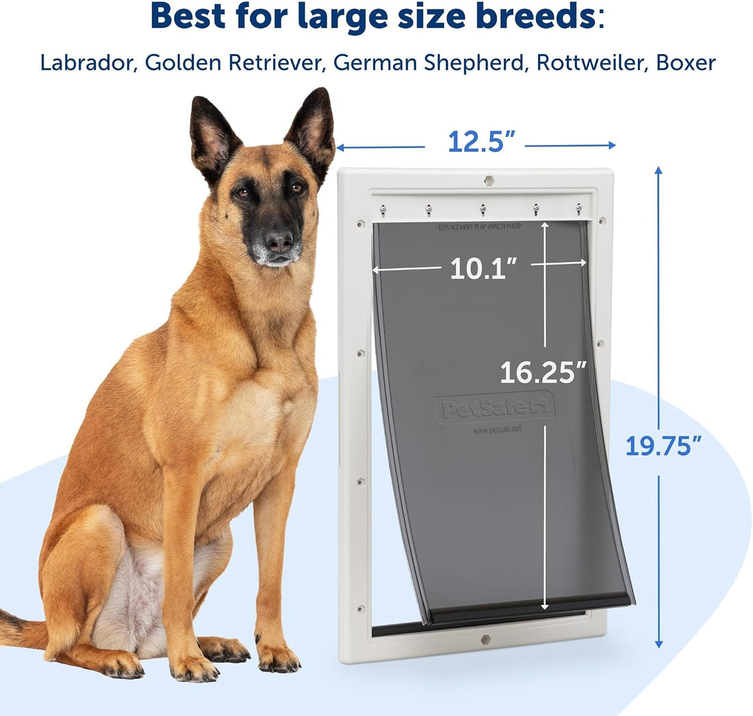 PetSafe Plastic Dog & Cat Door, Pets up to 100 lb