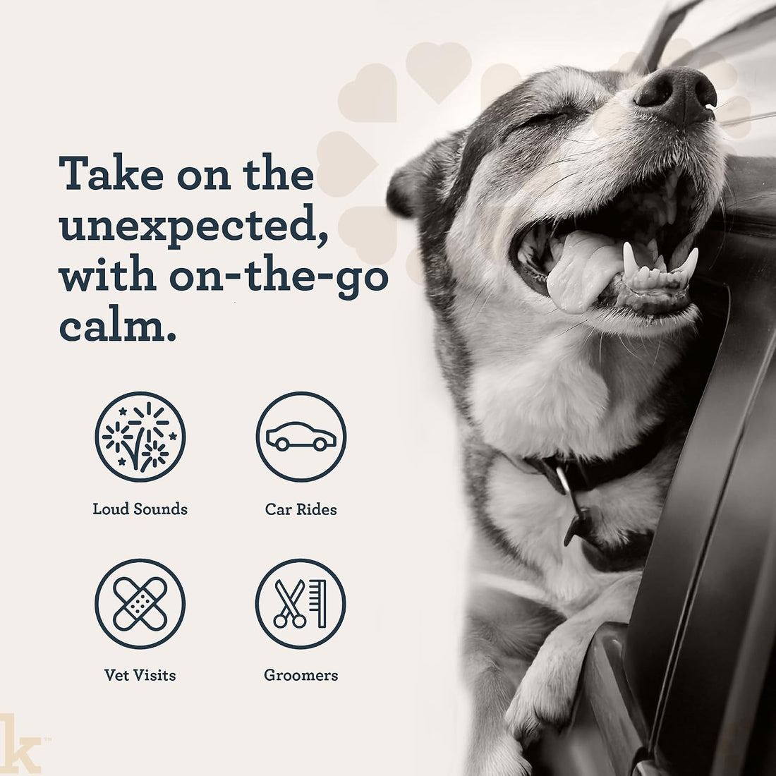 Kradle Bliss Bars for Dogs - Peanut Butter Flavored Calming