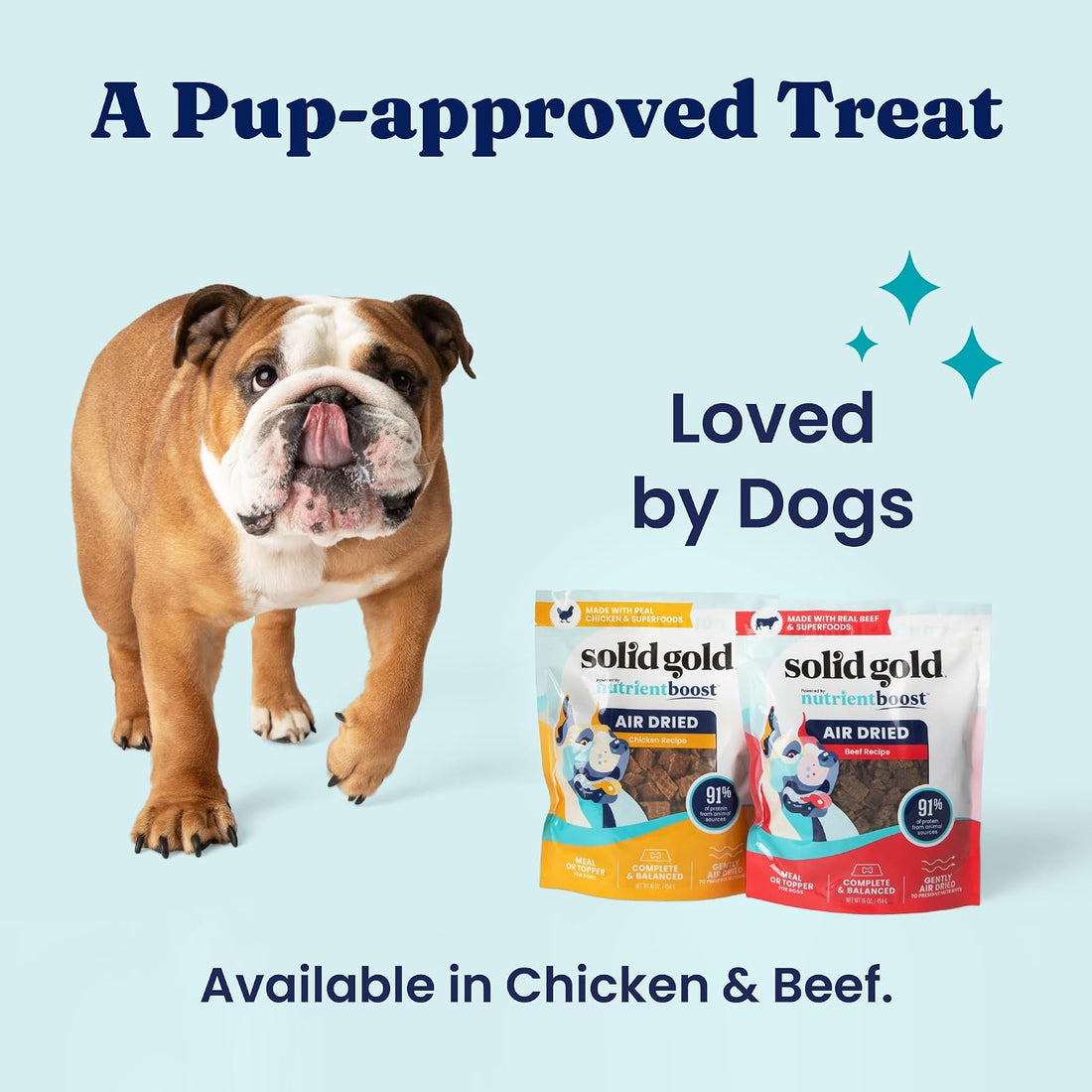 Solid Gold Air Dried Dog Food Topper & Treats