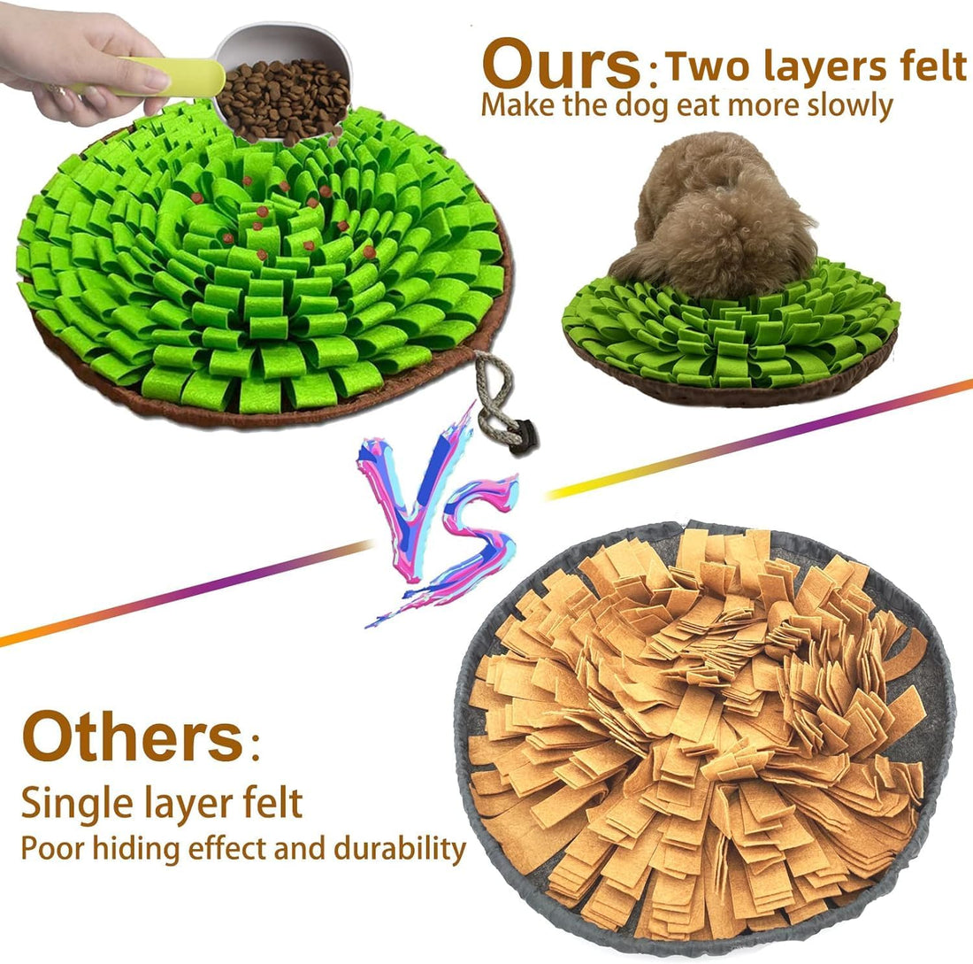 Pet Snuffle Mat for Dogs,Interactive Feed Puzzle