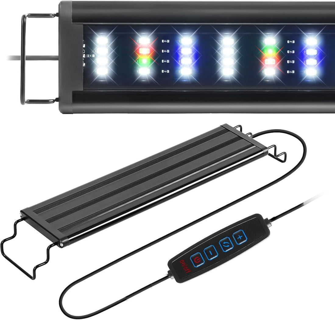 AQUANEAT LED Aquarium Light, with Dimmer for 12-16 Inch Fish Tank
