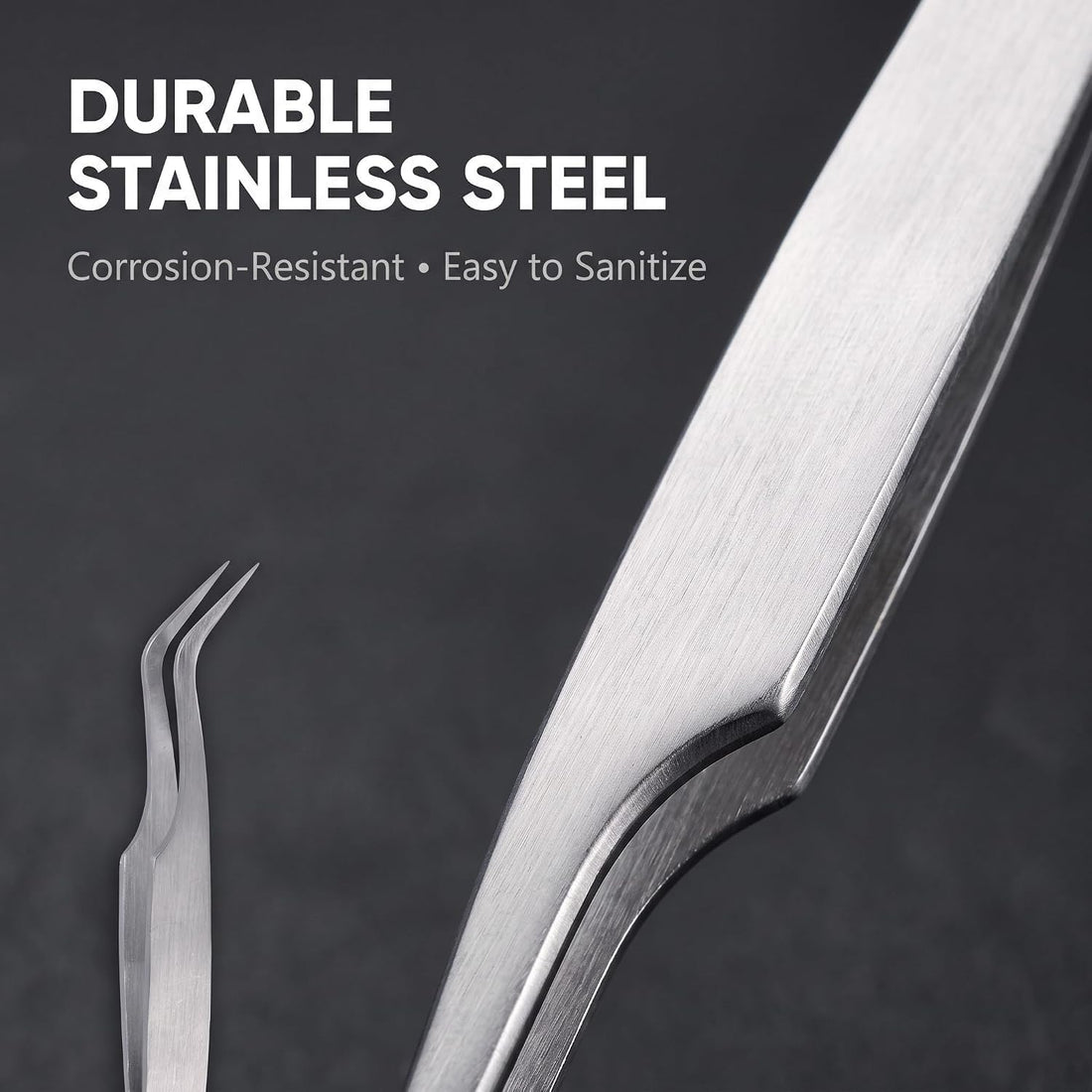 2 Pcs Stainless Steel Tick Tweezers Dual Tipped Tick Remover Tool