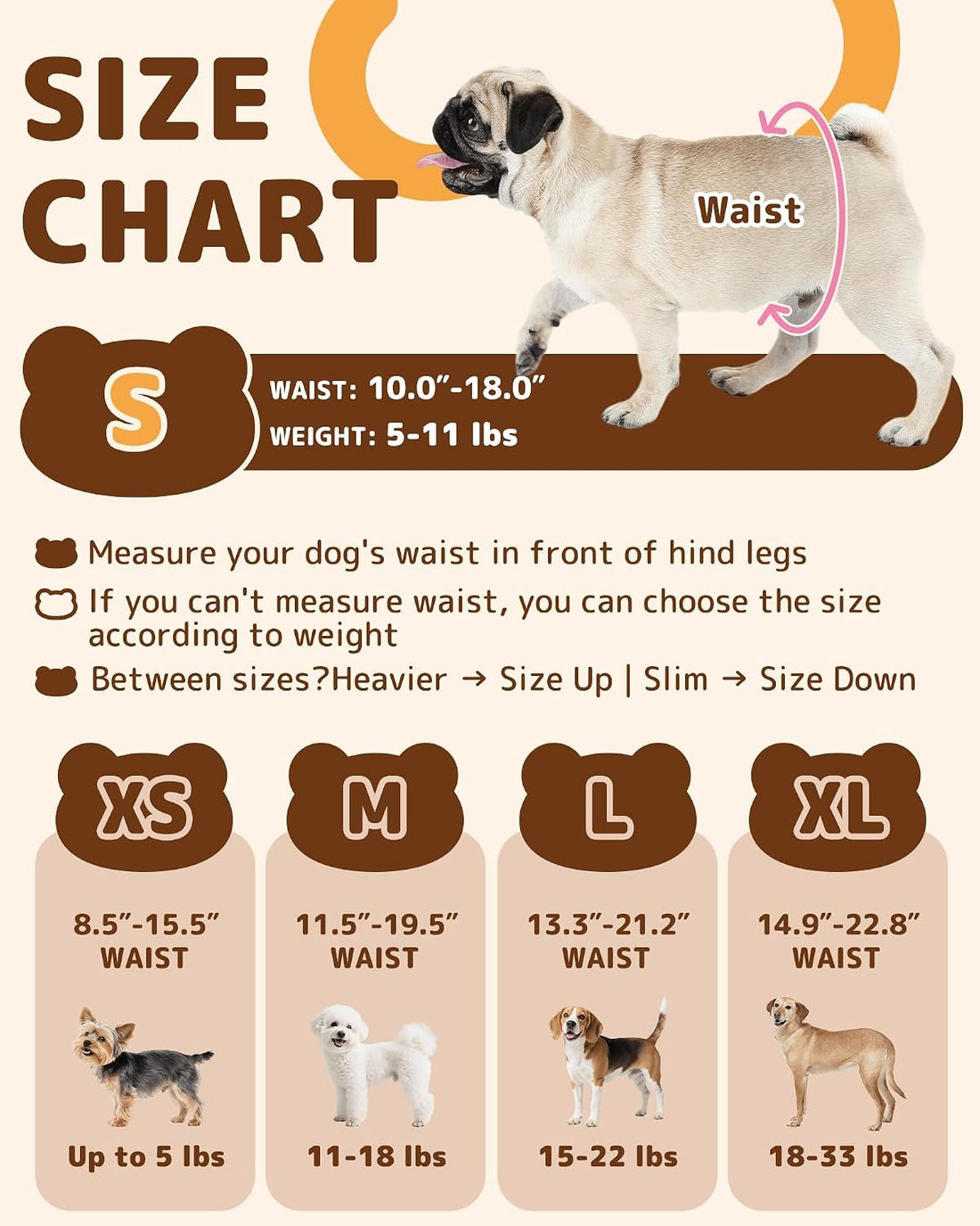 Dono Disposable Pull Up Dog Diapers Female