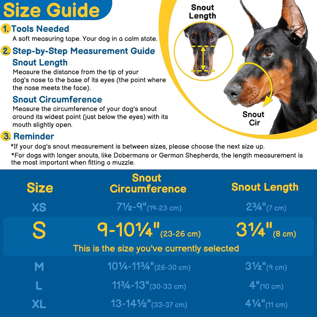 BARKLESS Basket Muzzle for Dogs