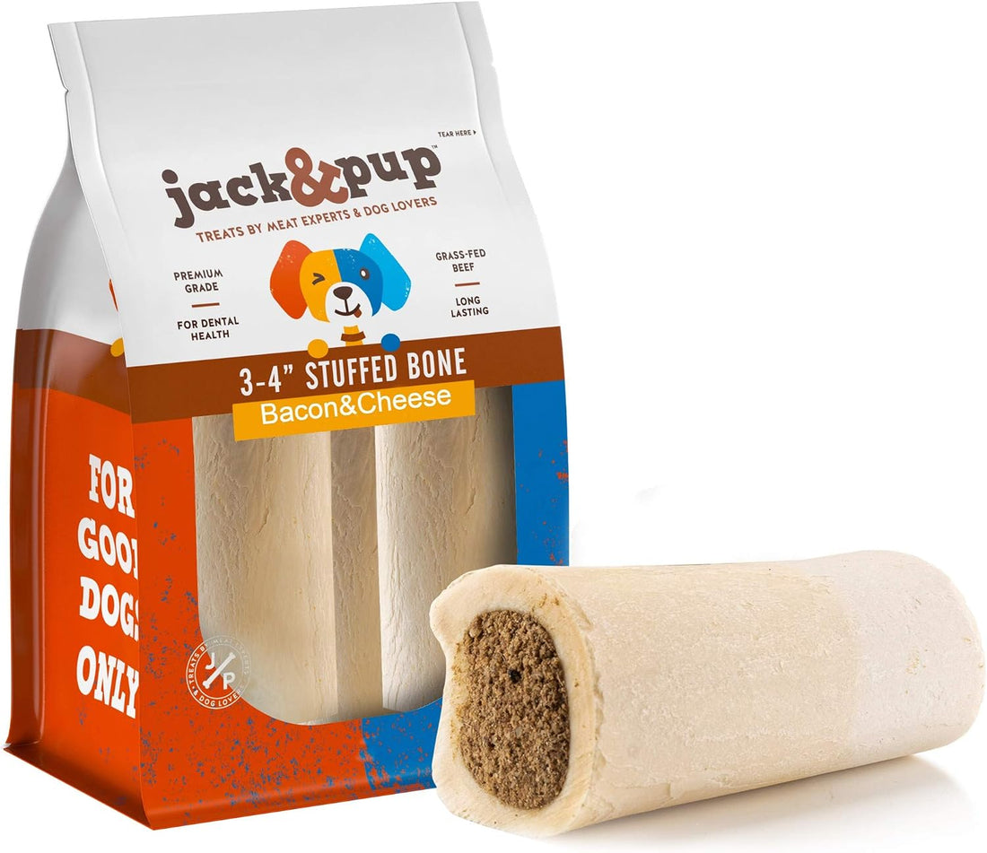 Jack&Pup 5–6" Large Filled Dog Bones