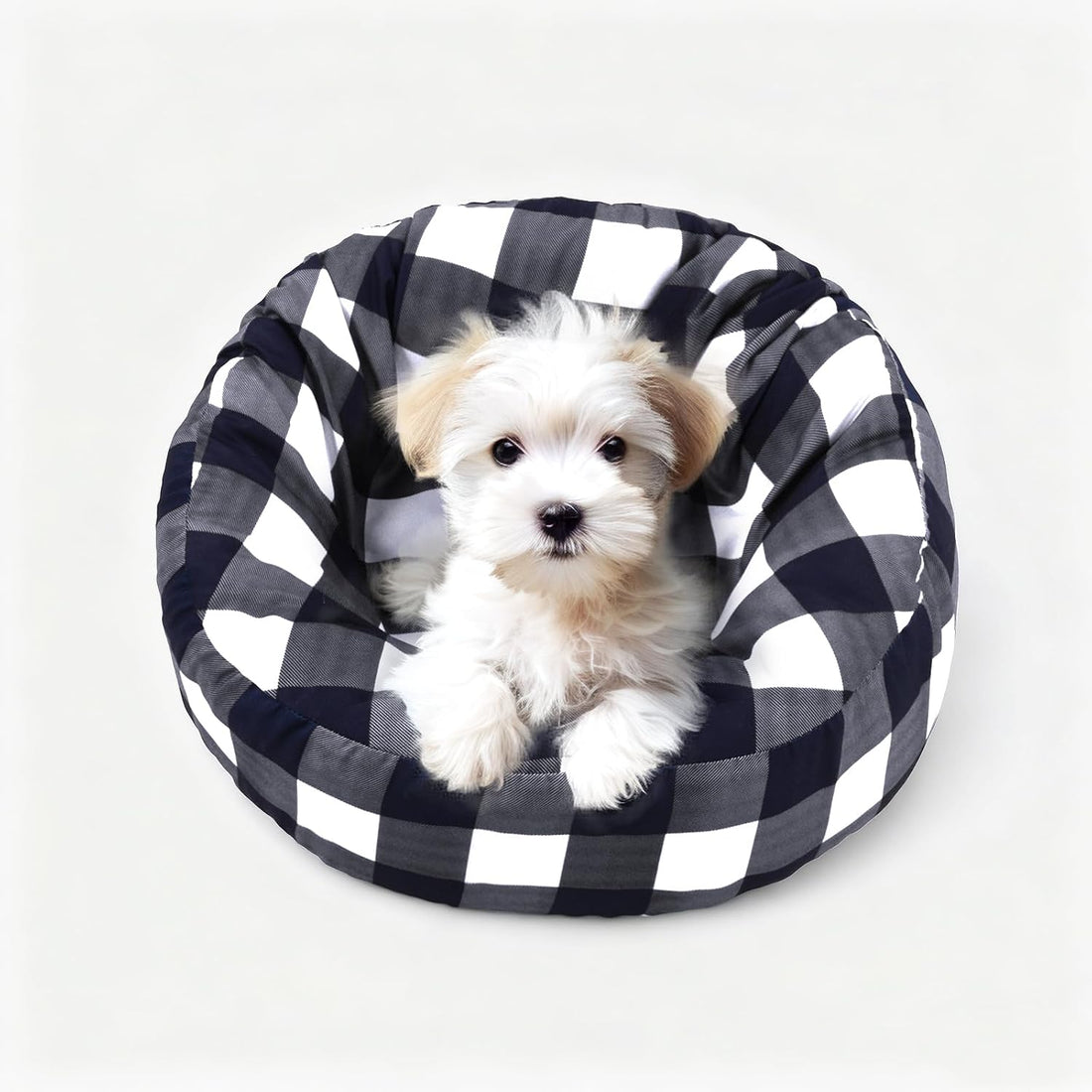 Round Dog Bed Cover Washable Elastic Edged 30×9.8 Inch