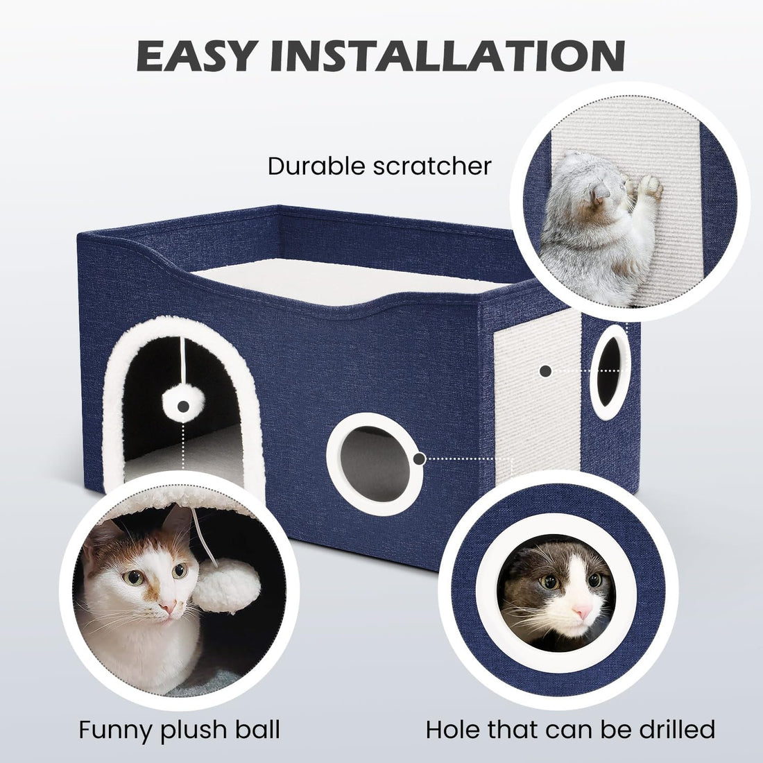 Heeyoo Cat House for Indoor Cats