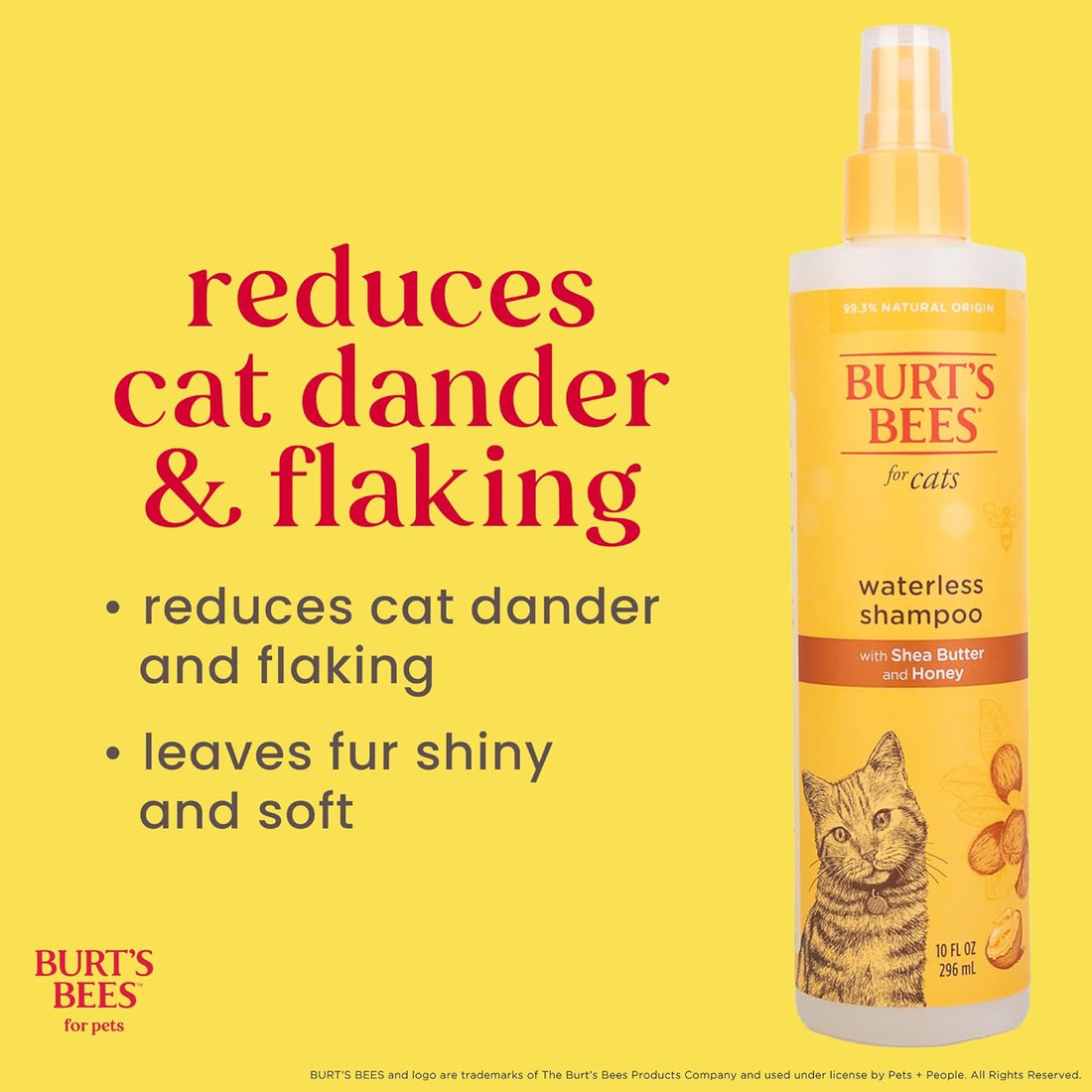 Burt's Bees for Pets Waterless Cat Shampoo Spray