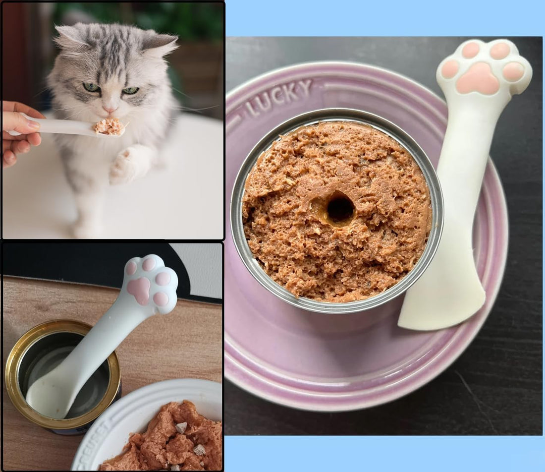 Joyinjojo 2 Pack Dog Cat Food Spoon Spatula