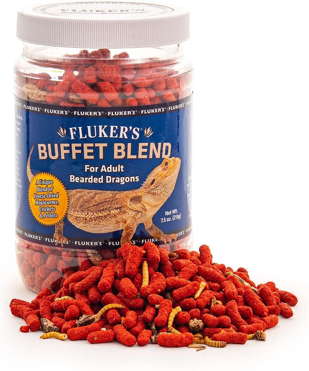 Fluker's 76044 Buffet Blend Adult Formula Bearded Dragon Formula