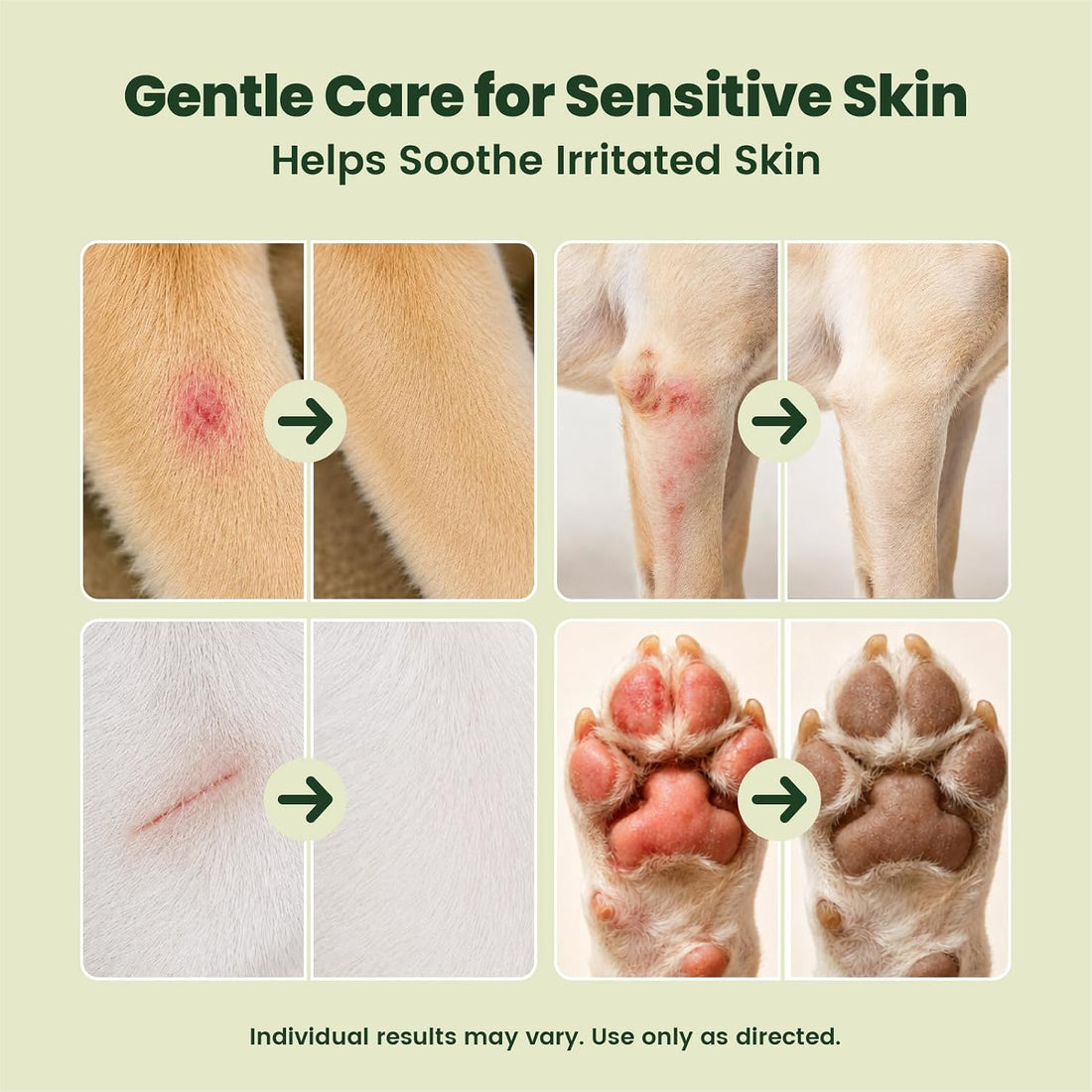 Skin Relief Gel for Dogs & Cats - Hot Spot, Wound, Skin Irritation