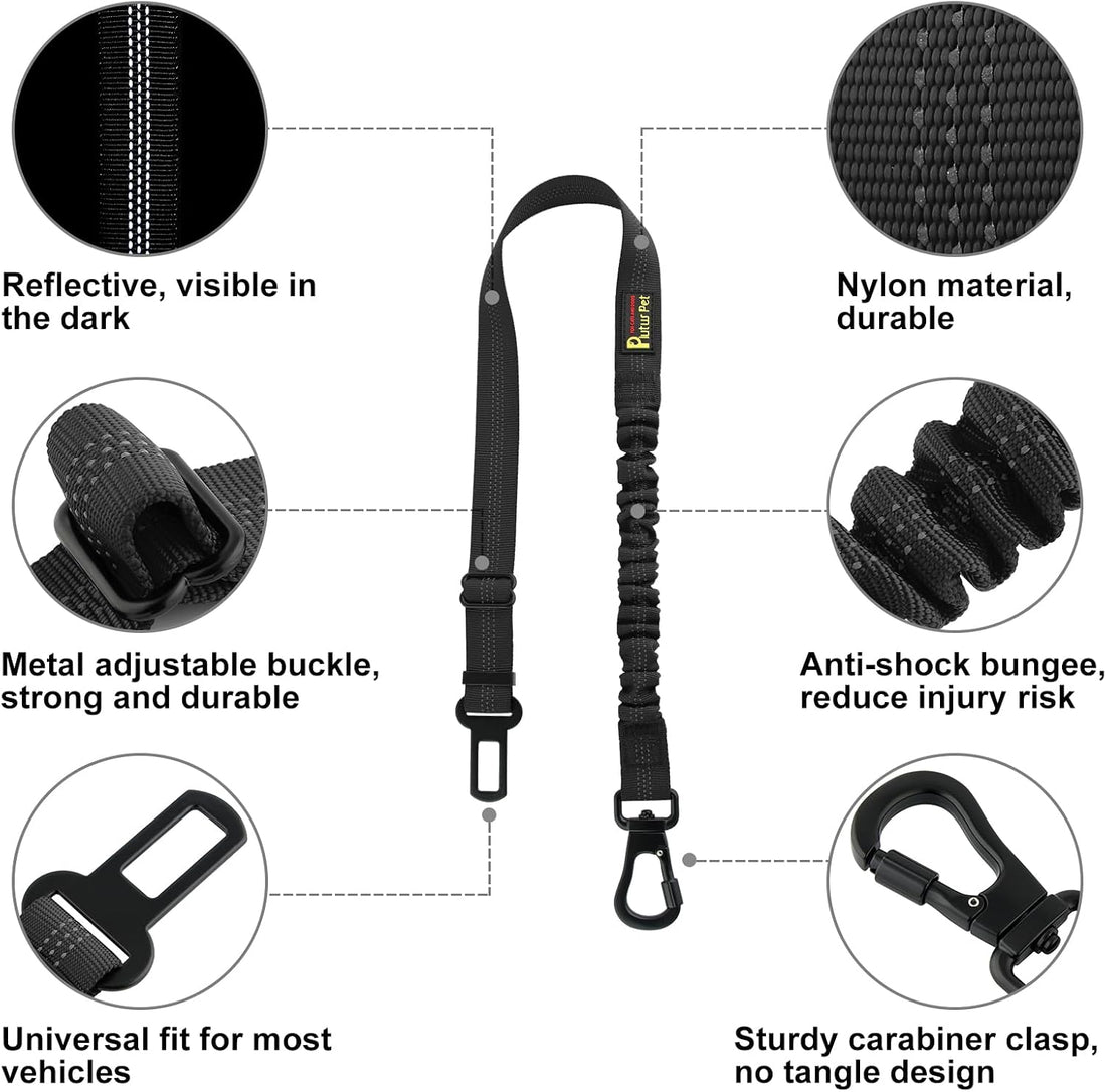 Plutus Pet Dog Seat Belt for Car