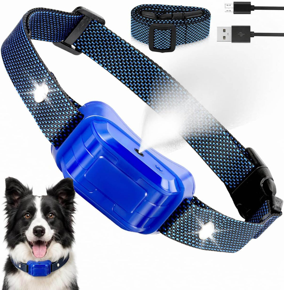 Citronella Bark Collar for Dogs, 3 Spray & 3 Sensitivity