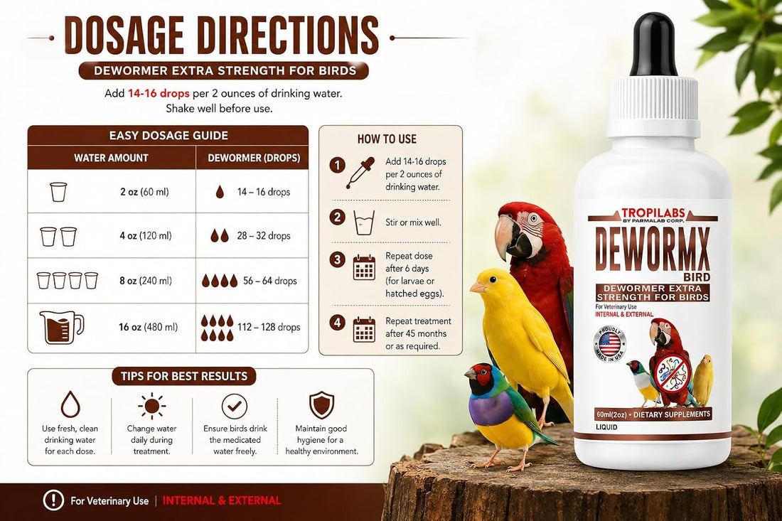 Farmalab Natural Dewormer Internal & External 100 Tabs Poultry