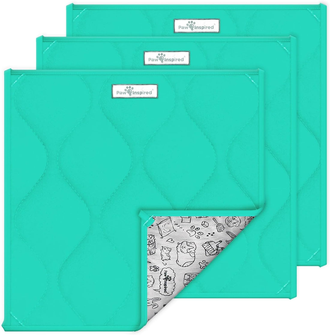 Paw Inspired PopCorner Washable Fleece Cage Liners, Midwest