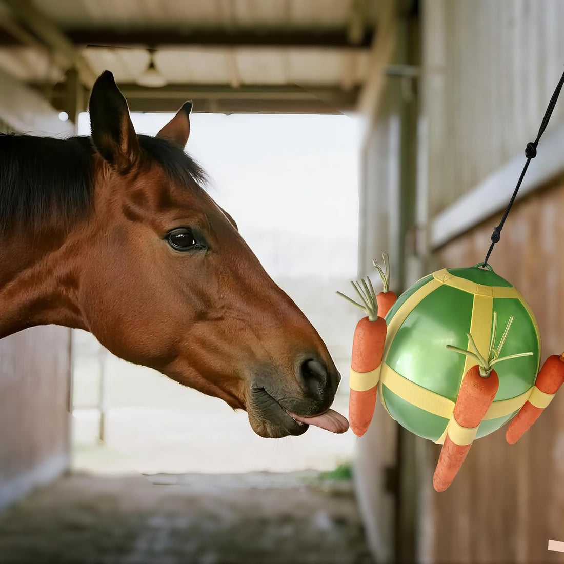 Horse Treat Ball & Horse Stall Toys