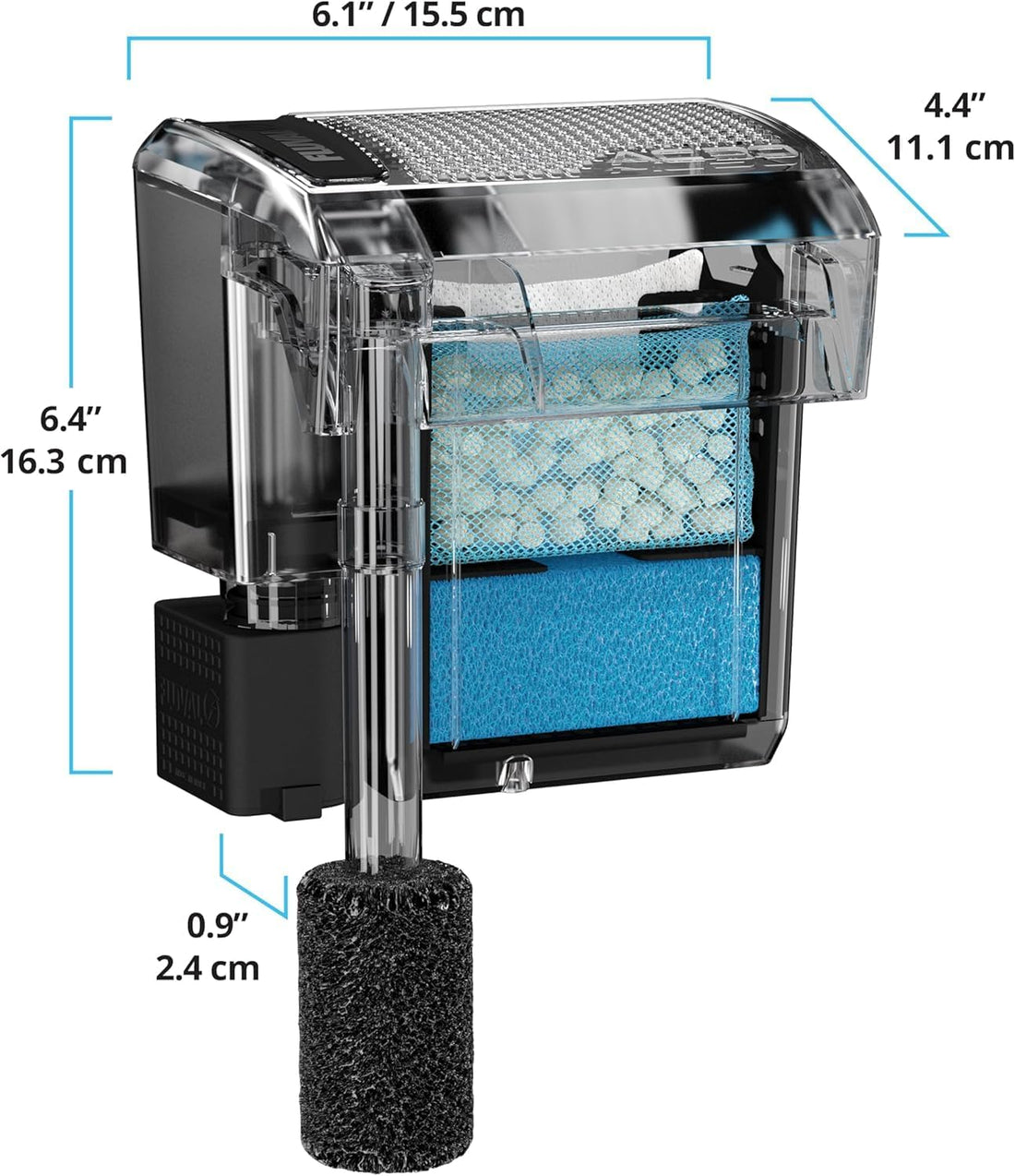 AquaClear 30 Power Filter, Fish Tank Filter for 10- to 30-Gallon