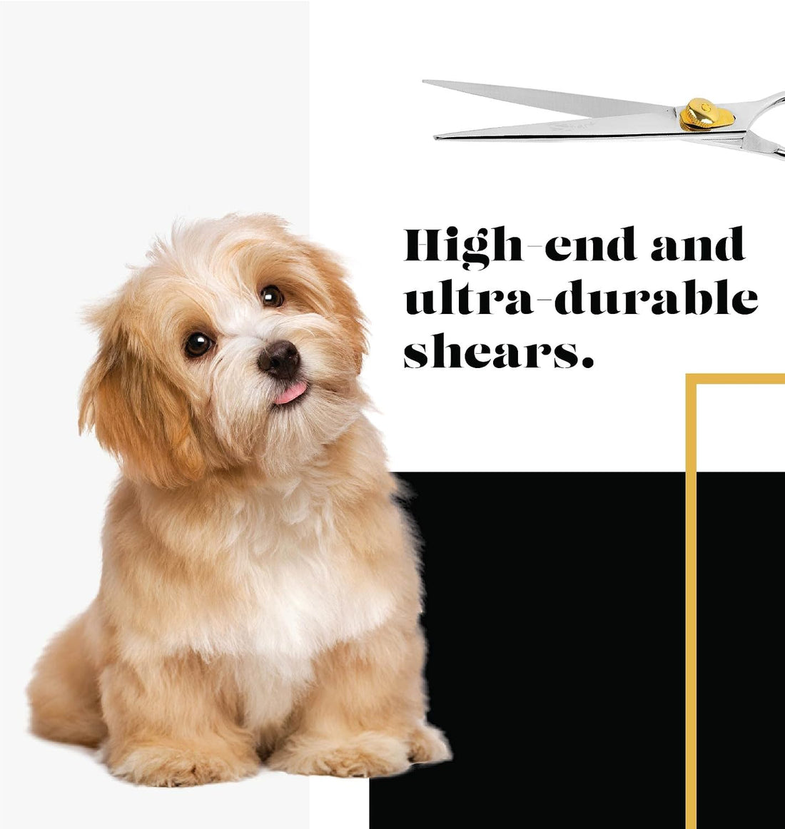 Sharf Gold Touch 440c Japanese Stainless Steal Pet Grooming Shear