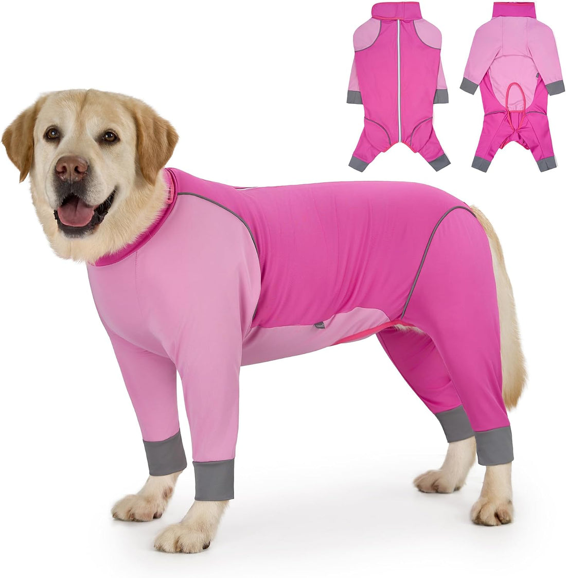 Dog Onesie Coat - Water-Repellent & Stretchable