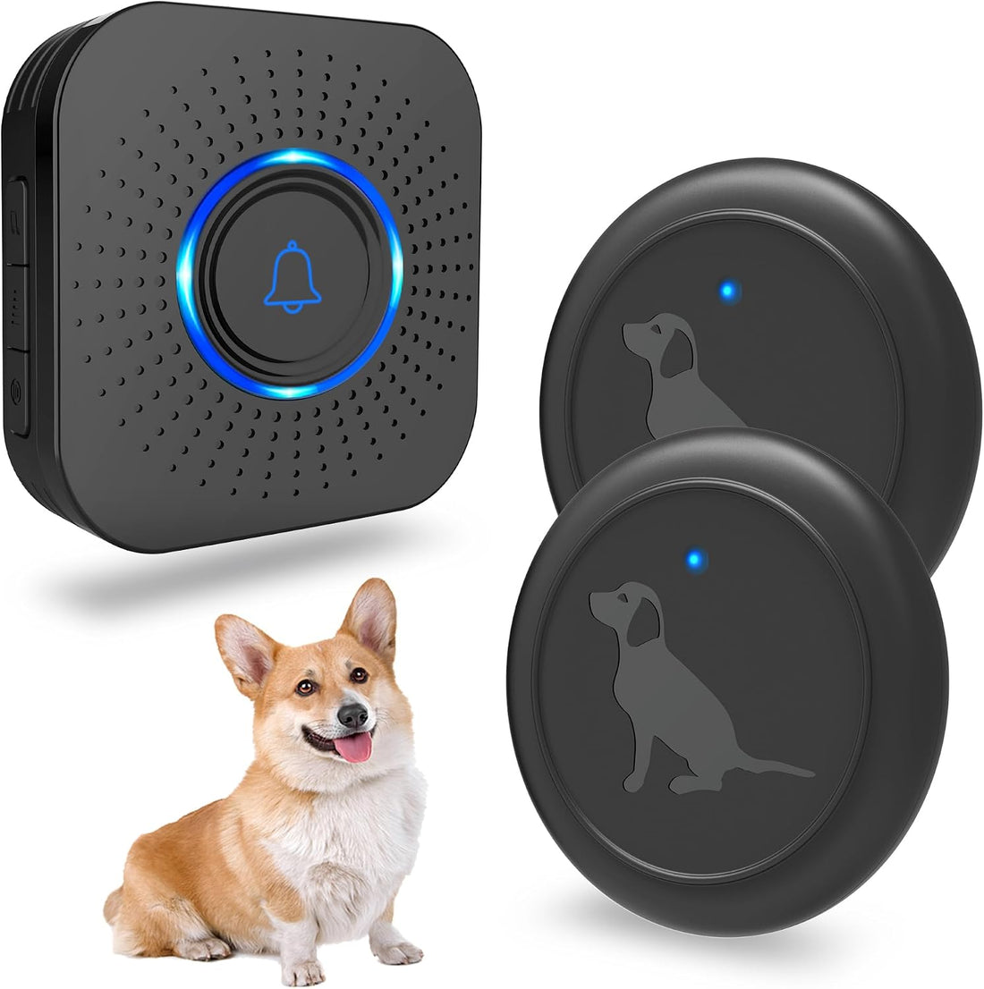 Wireless Dog Doorbell to Go Outside wiht 4 Notification Modes
