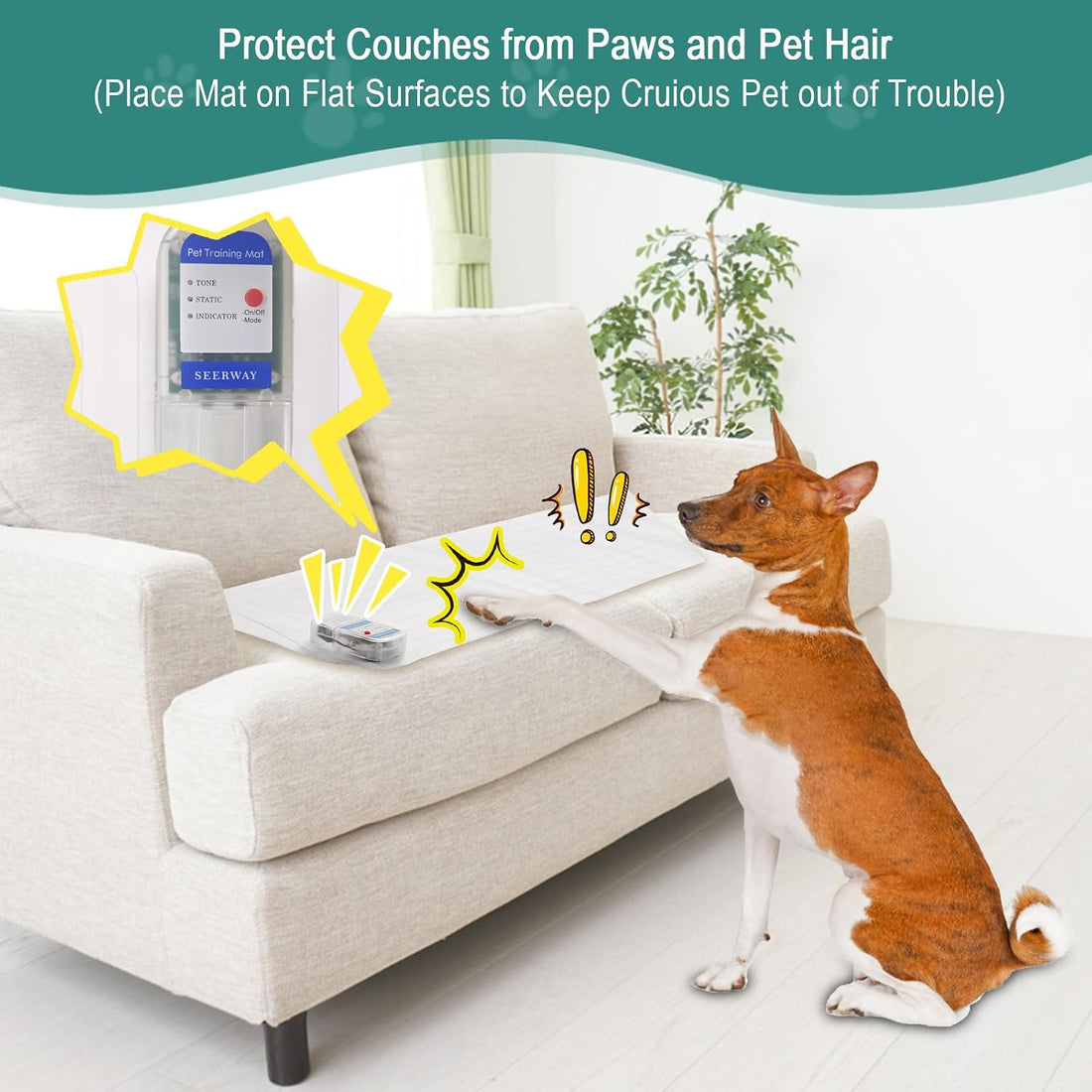 SEERWAY Pet Shock Mat for Dogs and Cats