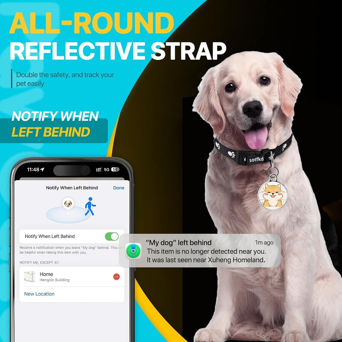 Cat Tracker Collar-Cat GPS Tracker-GPS Tracker for Cats-Pet Tracker