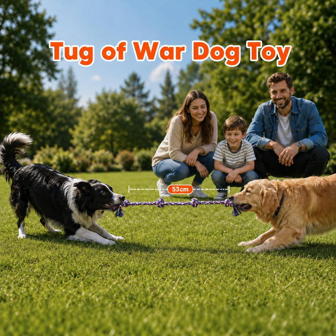 Aitmexcn Dog Rope Toys for Large and Medium Aggressive Chewers