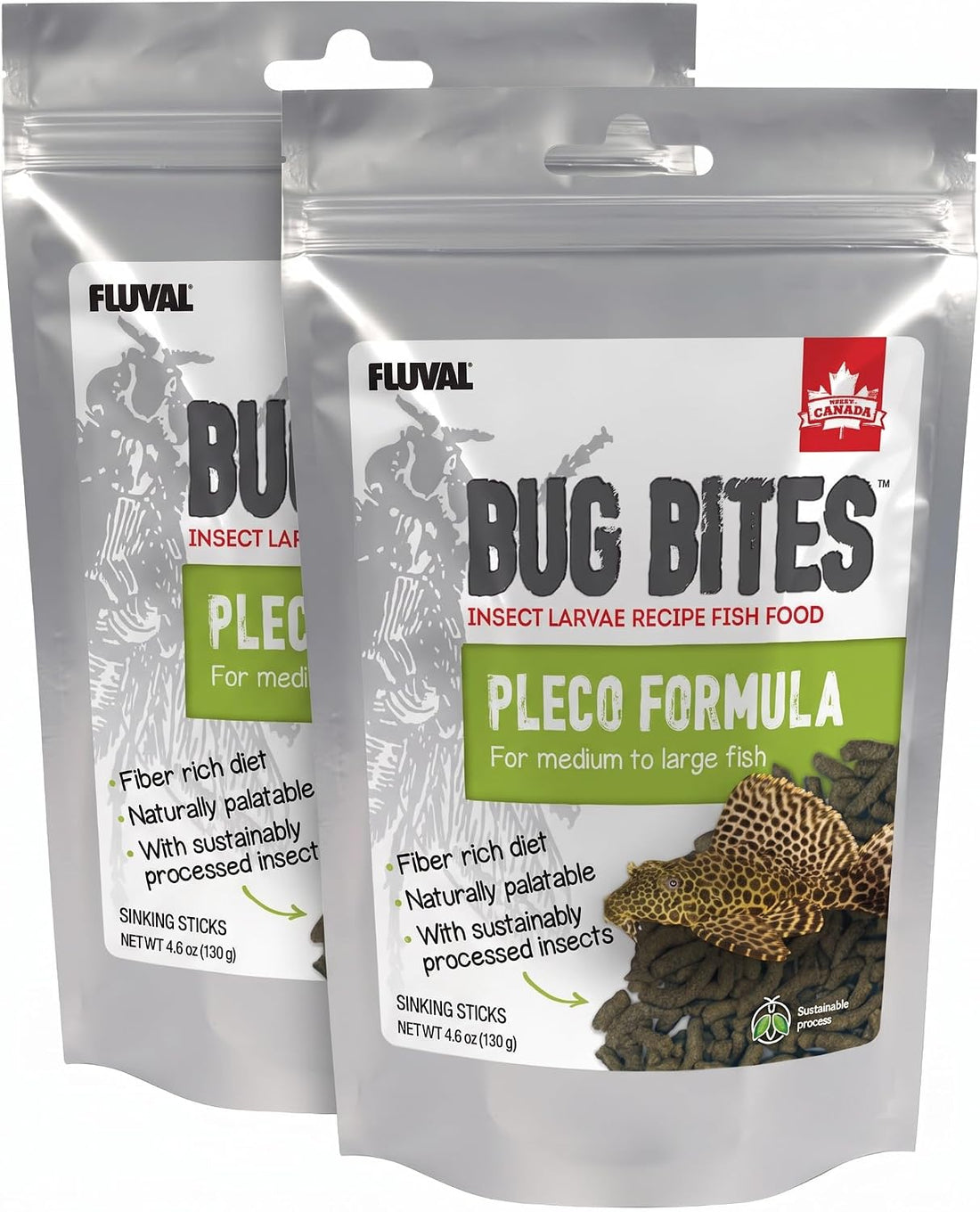 Fluval Bug Bites Bottom Feeder Fish Food, 4.59 oz