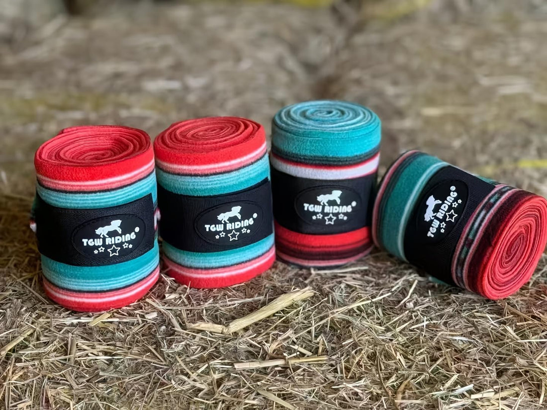 Horse Polo Leg Wraps, Equine Fleece Polo Wraps - Horse Leg Bandages