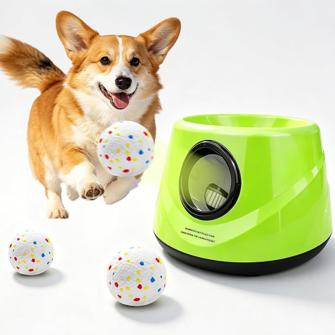 Dog Ball Launcher, Automatic Dog Ball Thrower Machine for Small