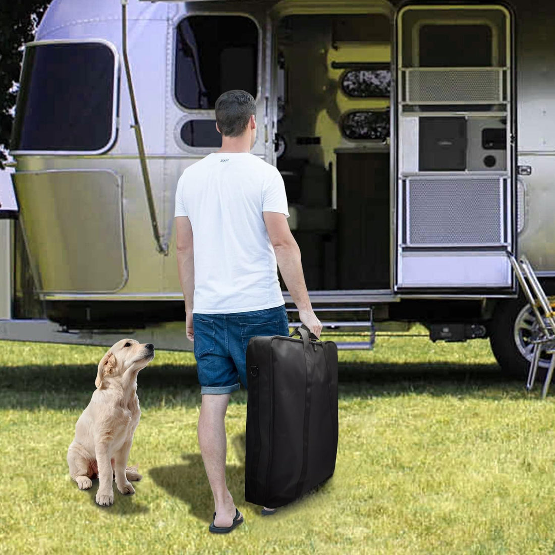 24" Dog Fence Storage Bag for Camping & RV Trips Comfortable Carry