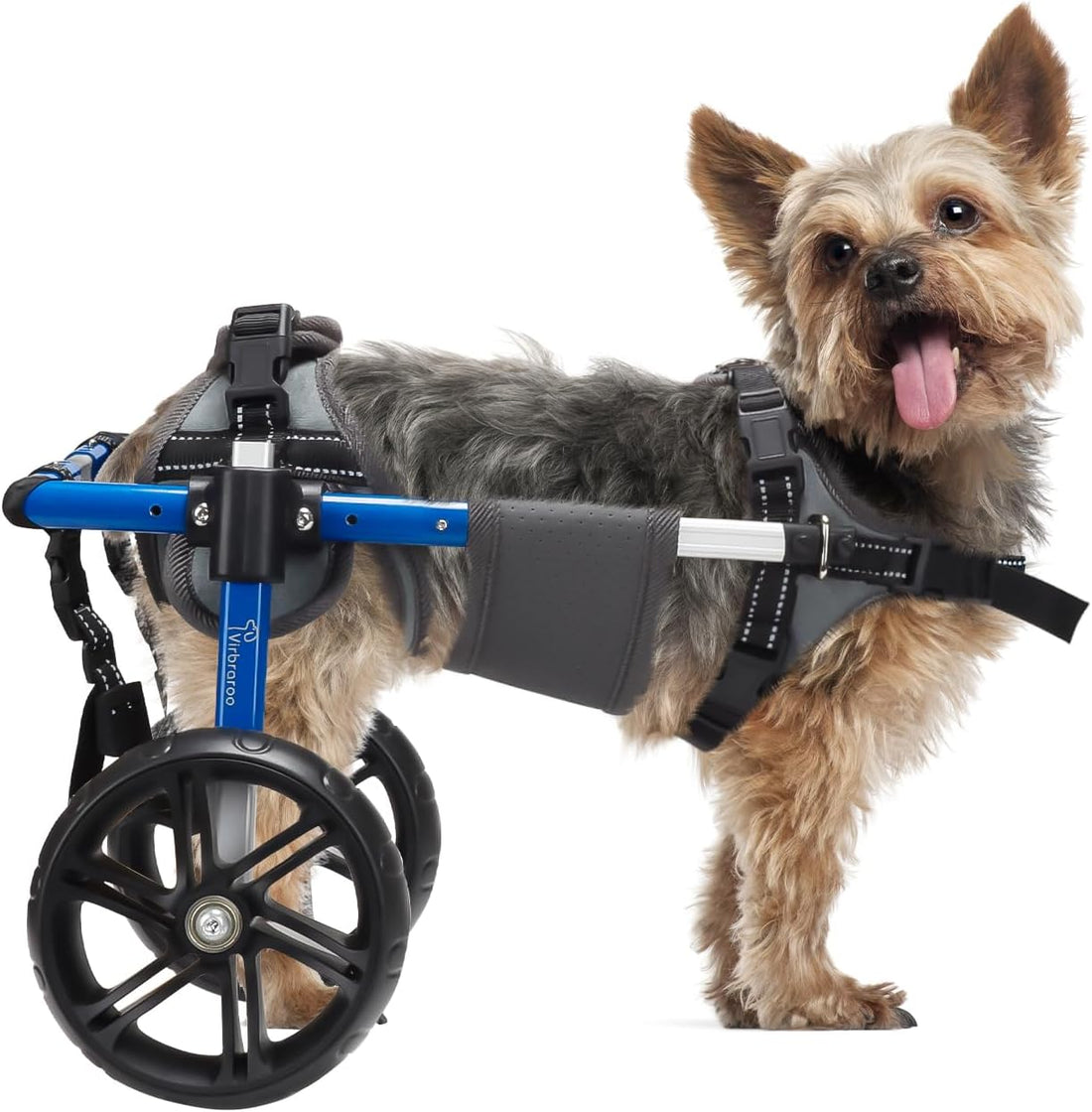 Dog Wheelchair for Back Legs with Upgraded All-Terrain Tires