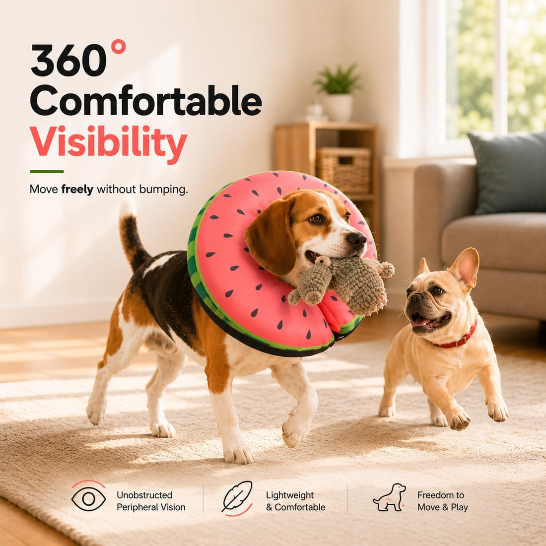 MIDOG Soft Inflatable Dog Cone