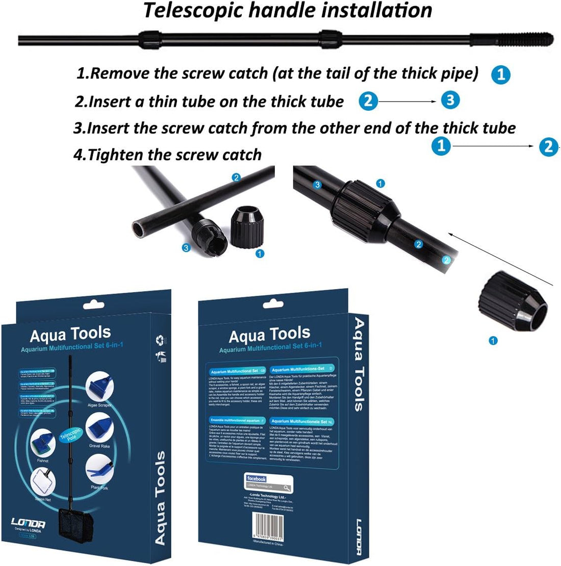Aquarium Cleaning Tool Set