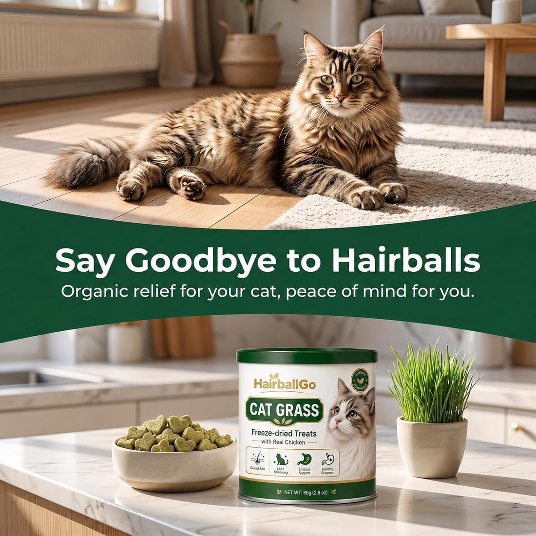 Cat Grass Freeze-Dried Treats