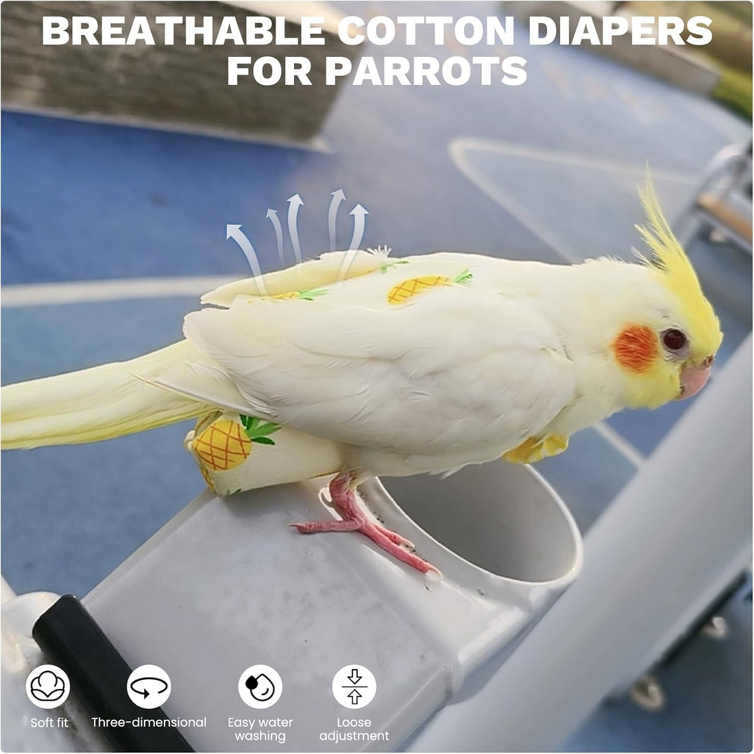 QBLEEV Bird Diaper Flight Suite