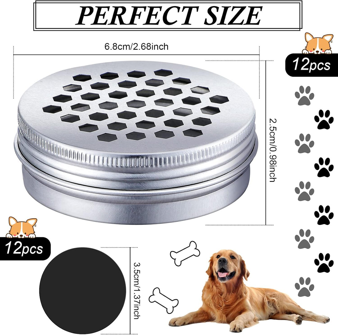Oudain Dog Scent Work Tins, Twelve-Pack