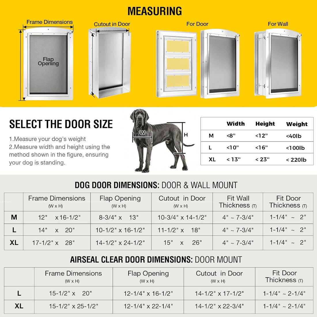 Dog Door (QM-XL)