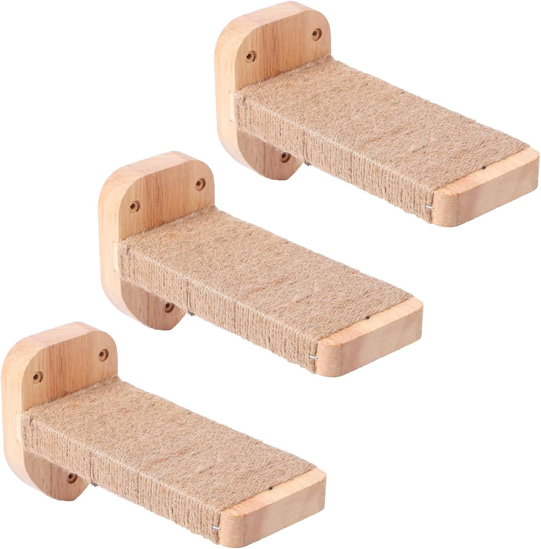 3pcs Cat Wall Steps, Climbing Mounted Furniture