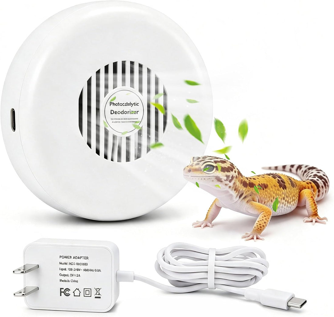 Reptile Odor Eliminator, Photocatalytic Terrarium Deodorizer