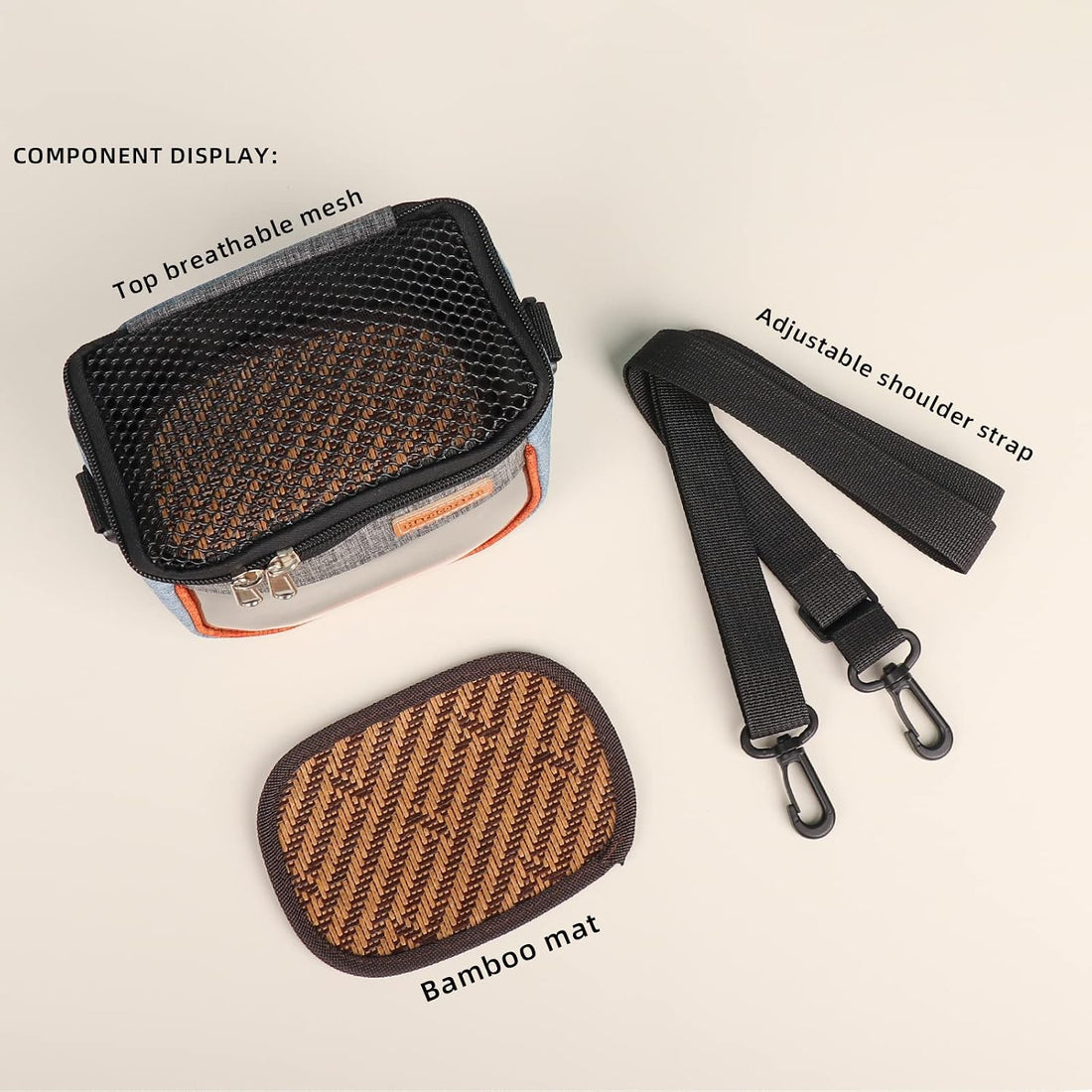 Sugar Glider Carrier Bag, Transparent Breathable Travel Bag