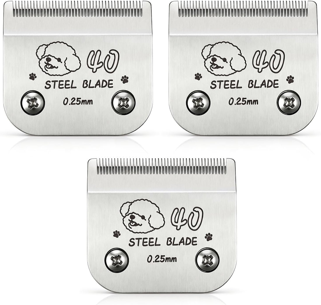 Size 10 Blade Compatible with Andis Oster A5 Wahl KM10, Silver, 1-Pack