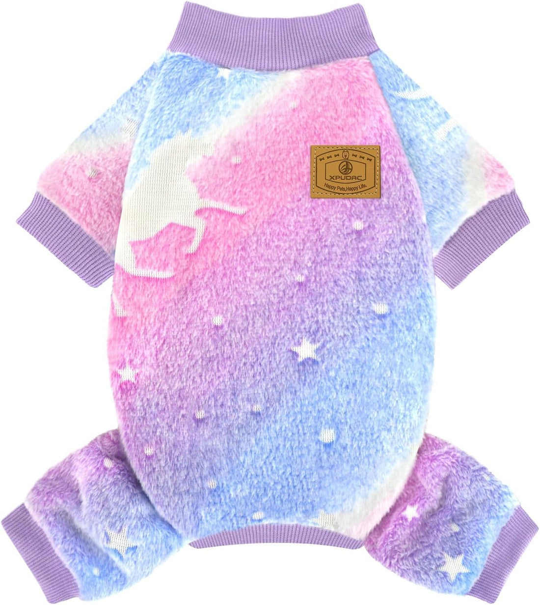 XPUDAC Cow Dog Sweater, Dog Winter Clothes for Small Medium Dogs Girl